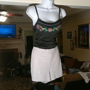 Contour ladies tankini in black with sequins